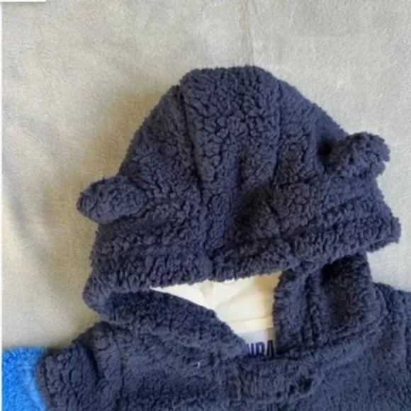 NBA Oklahoma City Thunder Baby Boys' Sherpa Sleeper Blue 18 Months - Picture 5 of 6